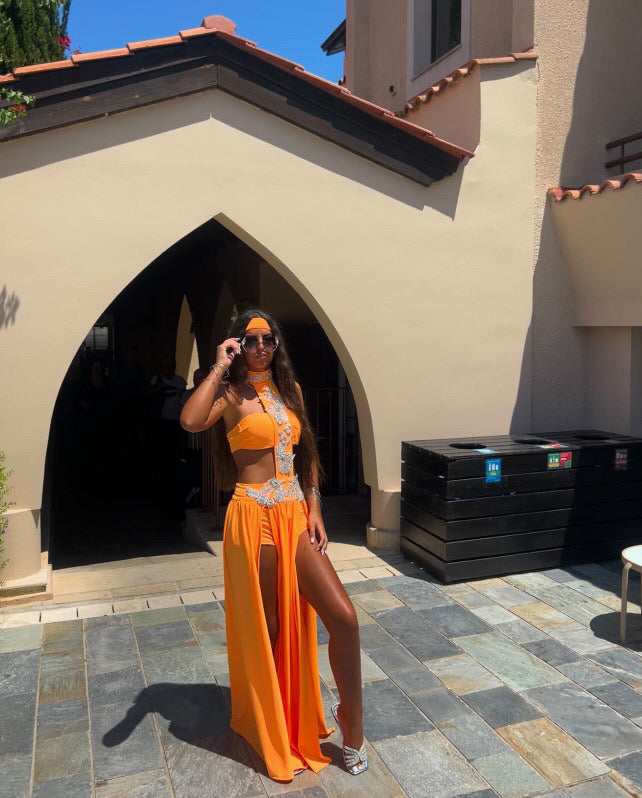 AALIYAH Set in TANGERINE