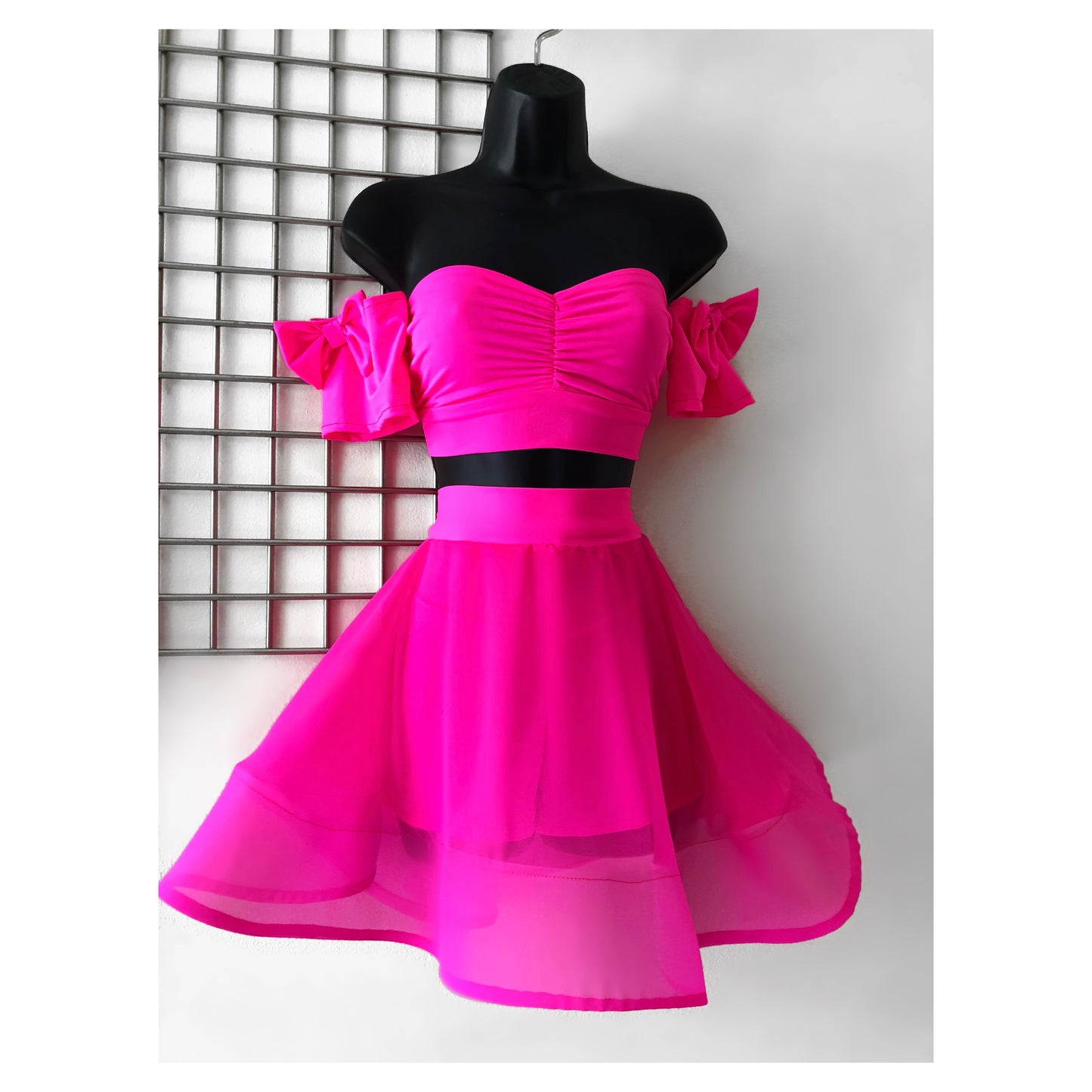 AYAN Bikini Set in HOT PINK (Shorts)