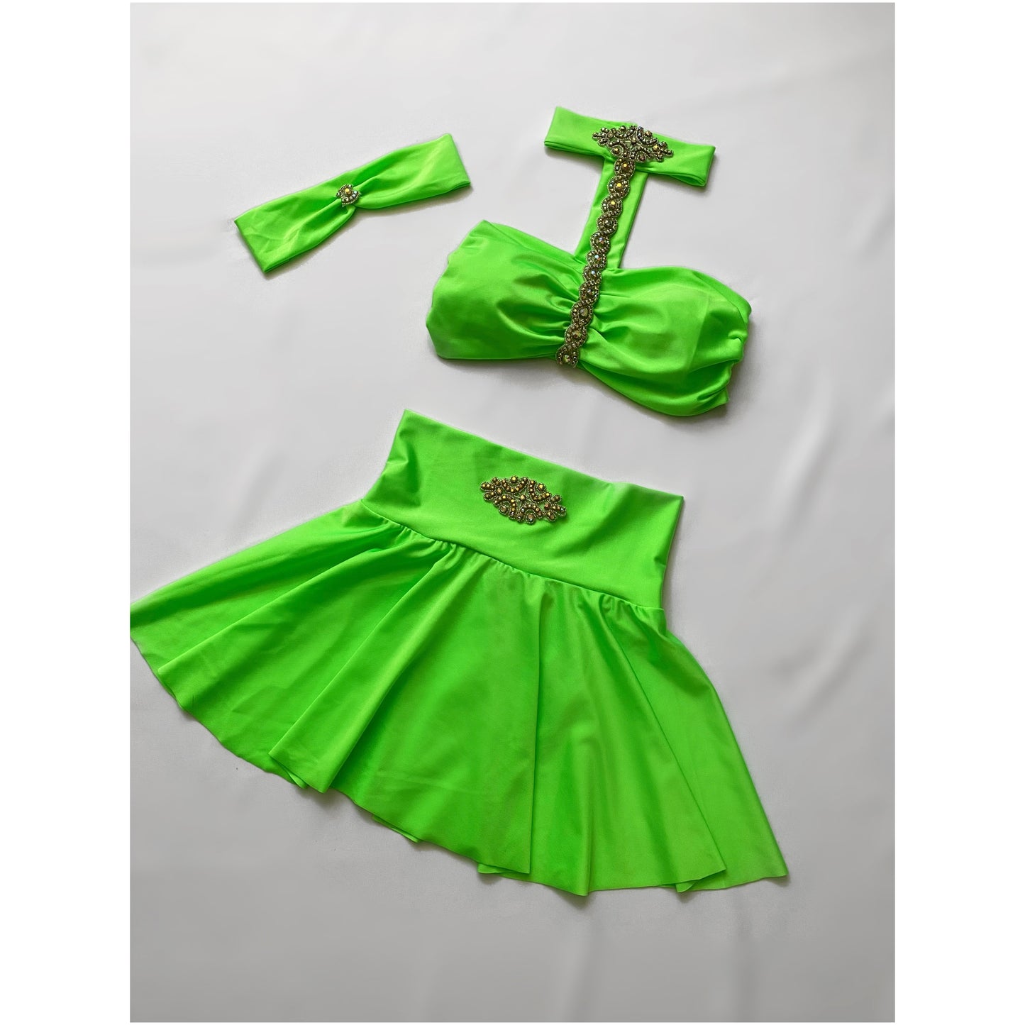 KARLI Set in LIME GREEN