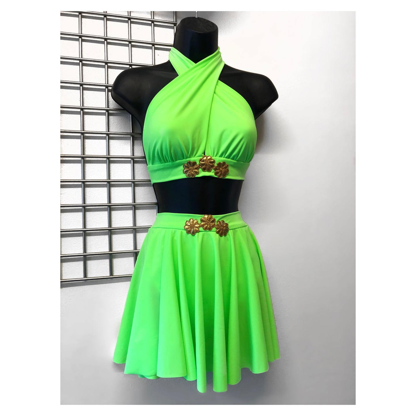 LUCIA Bikini Set in LIME GREEN