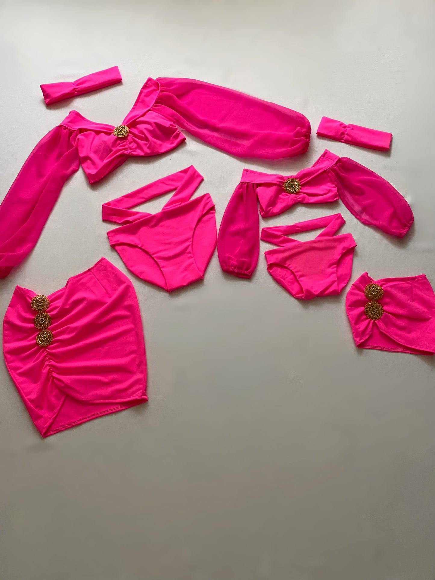KIDS MARINA Set in HOT PINK