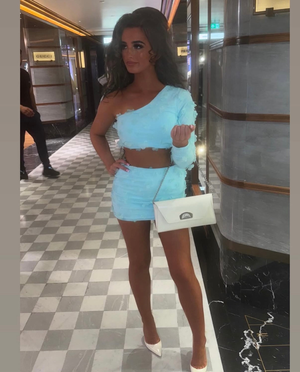 GISELLE set in AQUA BLUE