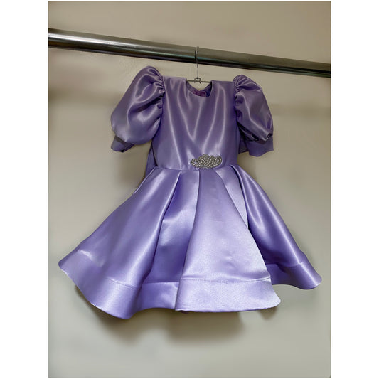 HARLA Girls Dress in LILAC