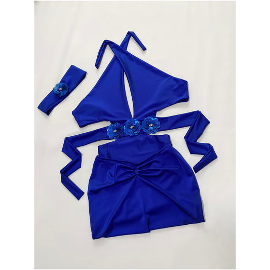 LILO set in BLUE FLOWER