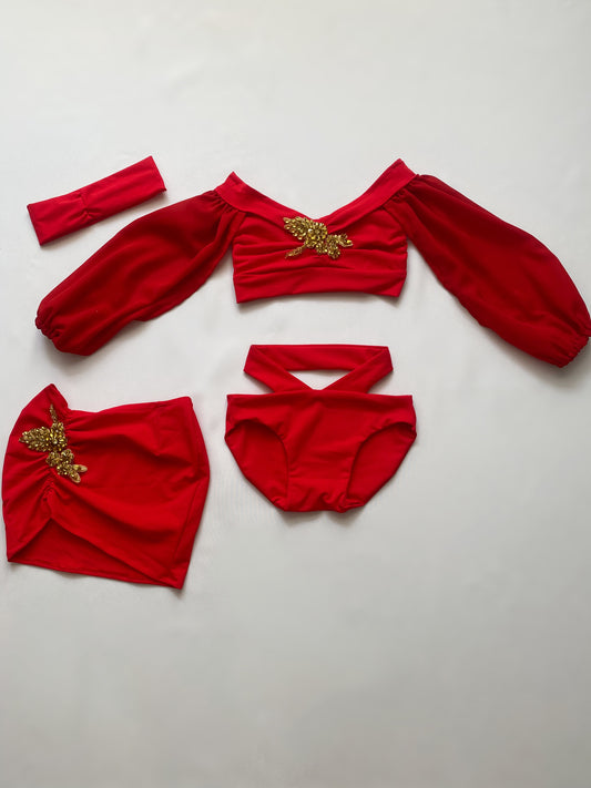 KIDS MARINA Set in RED