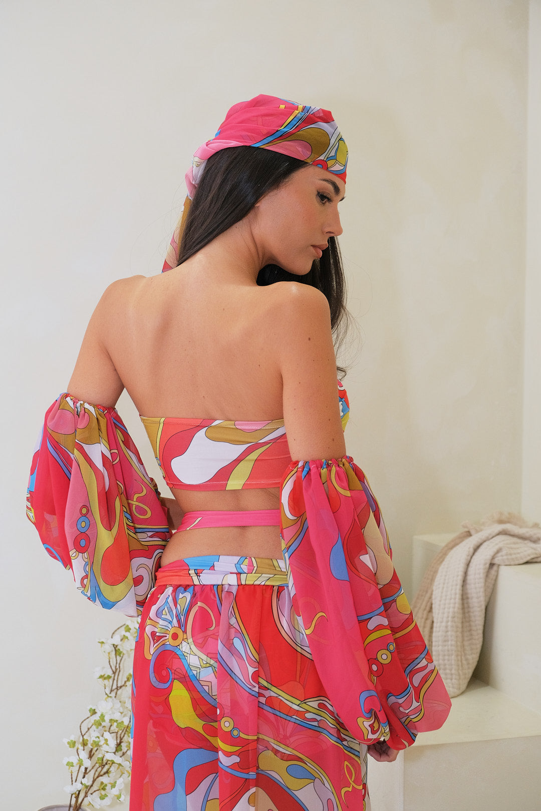 ALESANDRA Set in RED PRINT