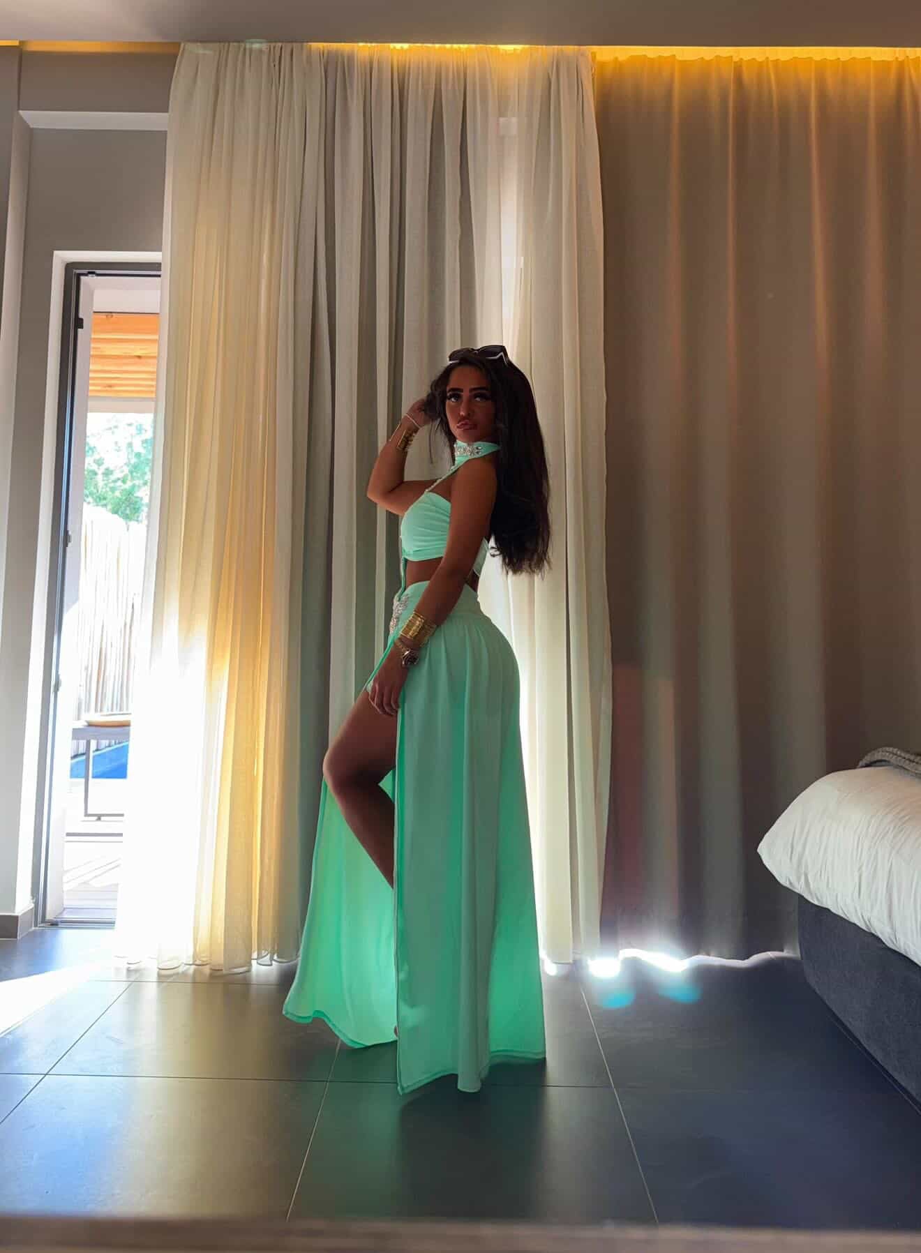 AALIYAH Set in MINT GREEN