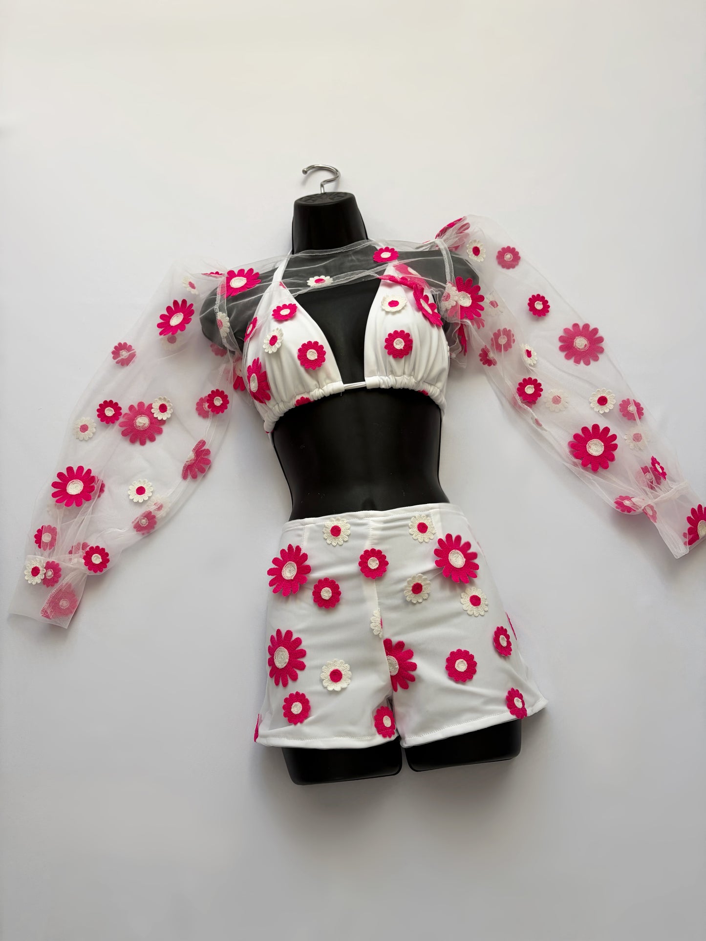 MYA Set in WHITE & PINK