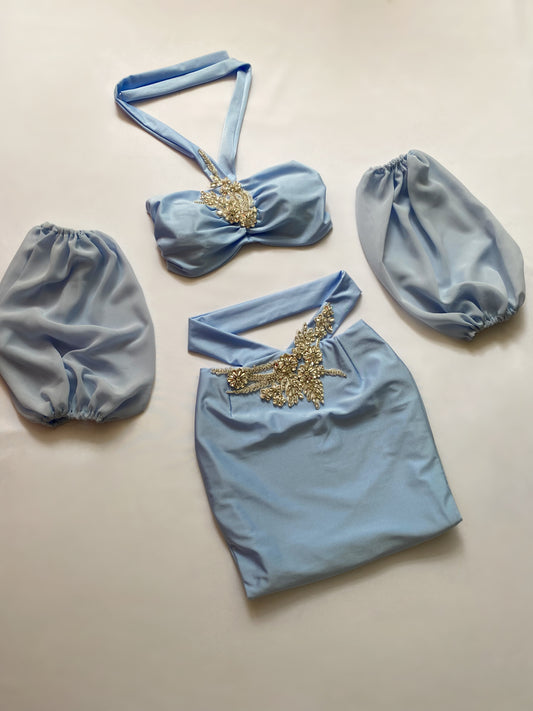 PAMELA Set in BABY BLUE