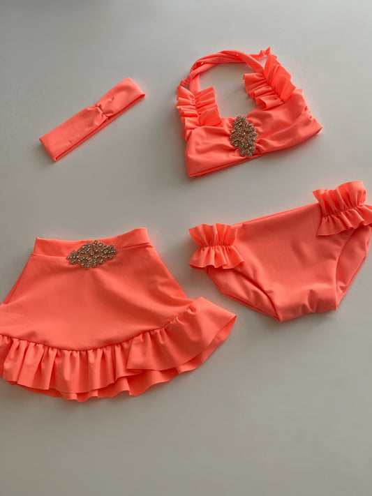 KIDS BIZA Set in PEACH