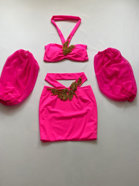 PAMELA Set in HOT PINK