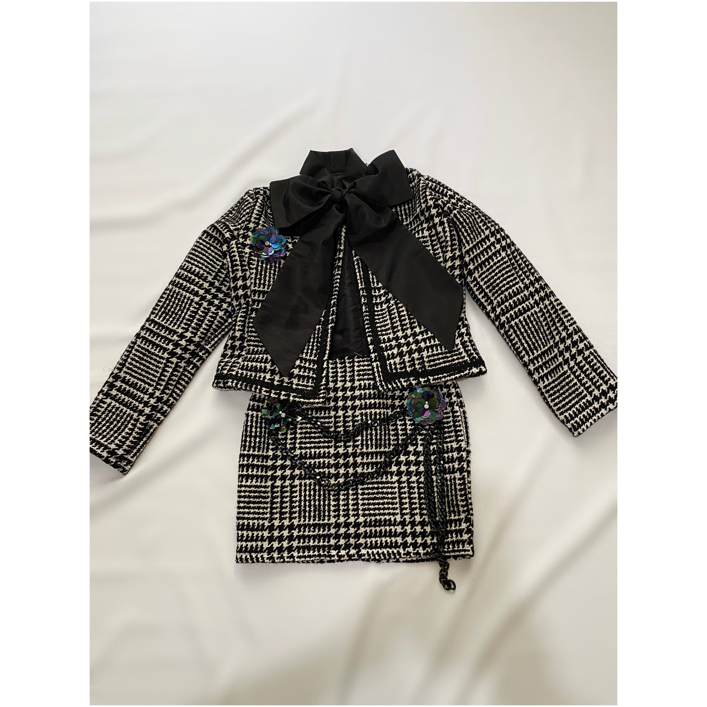 MADEMOISELLE Jacket in BLACK & WHITE TWEED