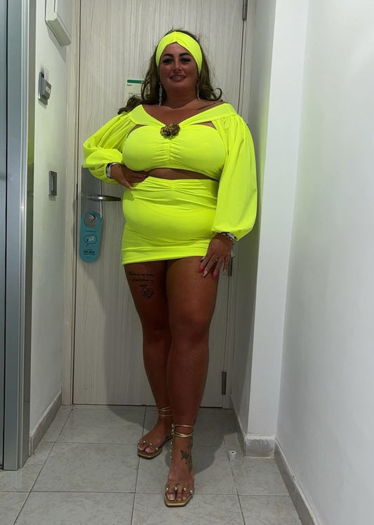 RINA set in NEON YELLOW