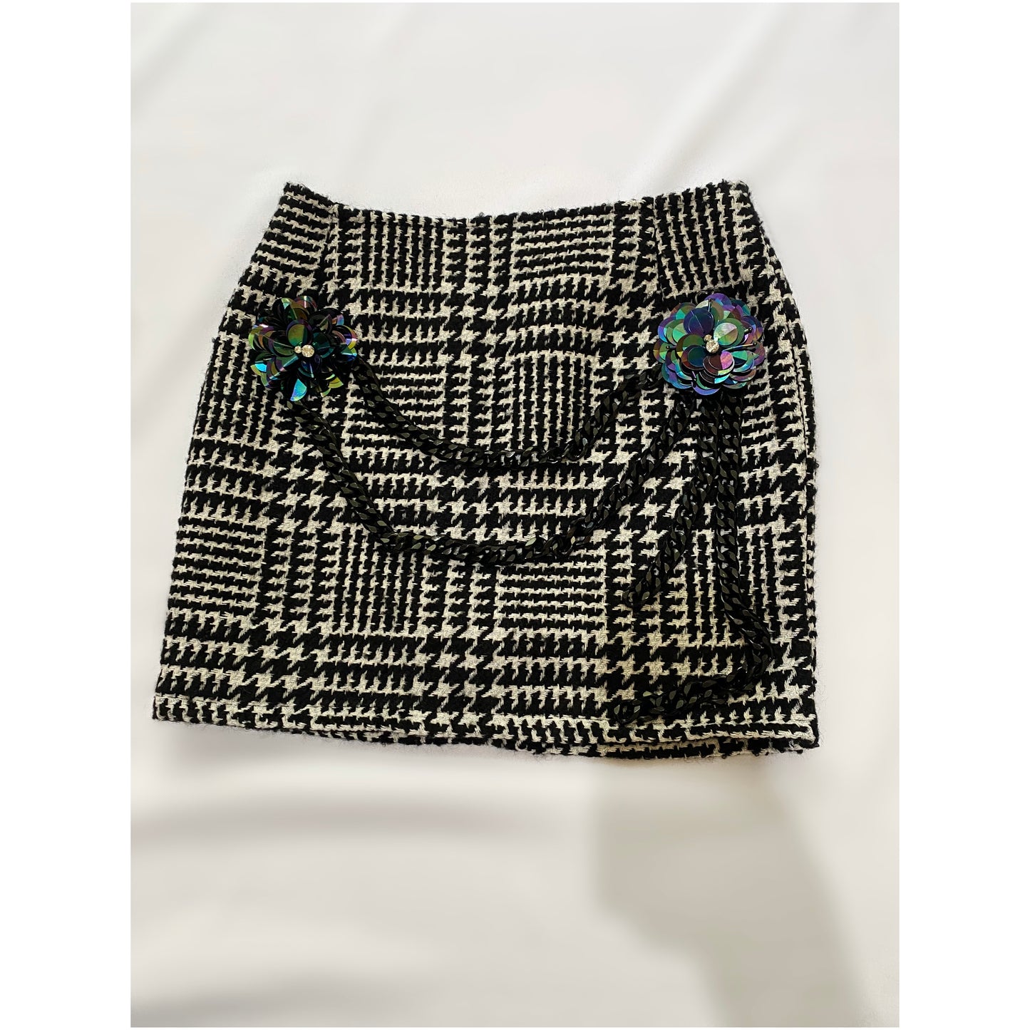 ARPEL Skirt in BLACK & WHITE TWEED