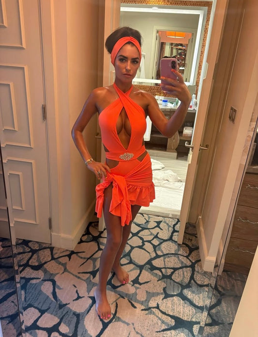 LAGUNA Set in HOT ORANGE