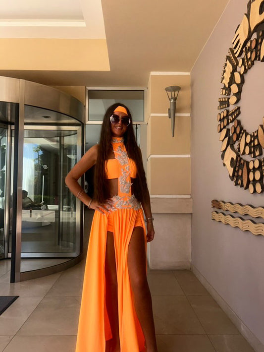 AALIYAH Set in TANGERINE