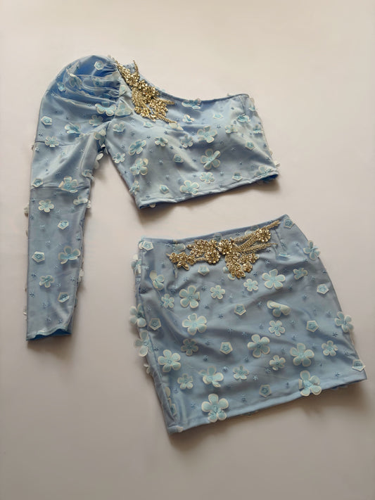 GISELLE set in BABY BLUE