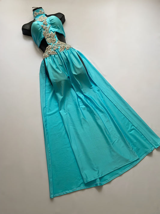 AALIYAH Set in AQUA BLUE