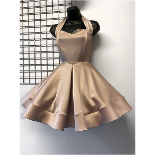 AUDRINA Dress in CHAMPAGNE