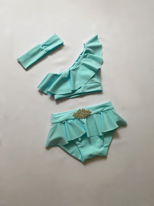KIDS CALI set in AQUA BLUE