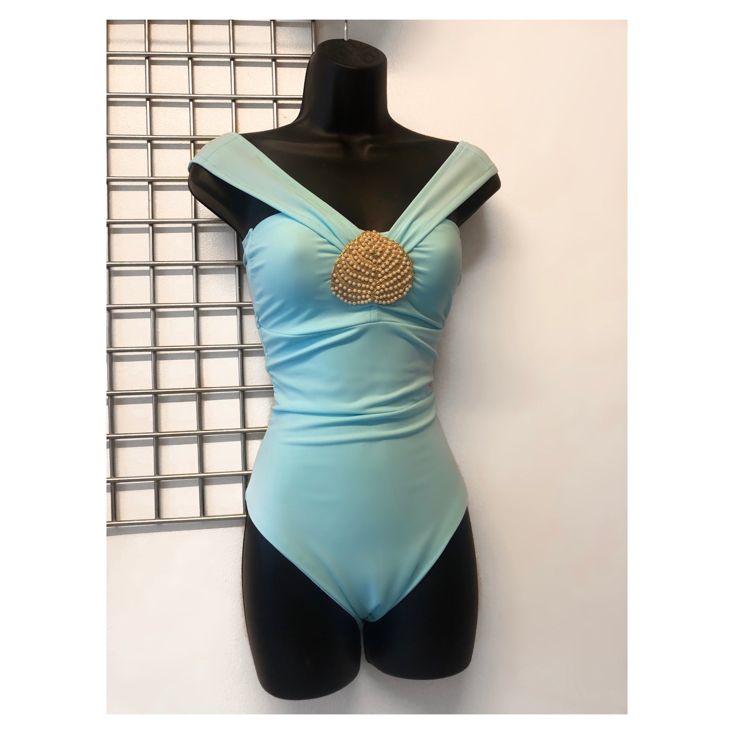 MALIBU Swimsuit Set in AQUA BLUE